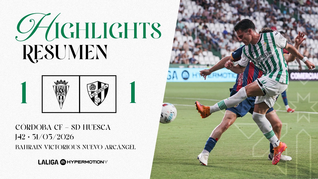 6.1-코르도바 1-1 우에스카丨경기 하이라이트 -라리가2