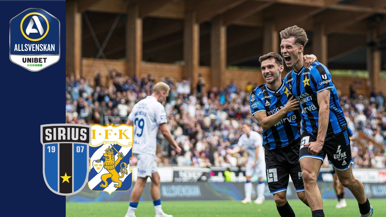 Swedish Allsvenskan IK Sirius FK 4-1 IFK Goteborg Highlights,Hot Video - Goaloo