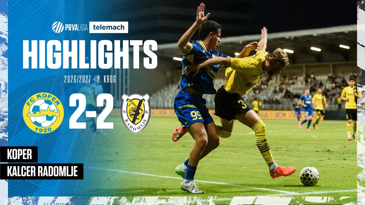 Slovenia 1.Liga FC Koper 2-2 Radomlje Highlights,Hot Video - Goaloo
