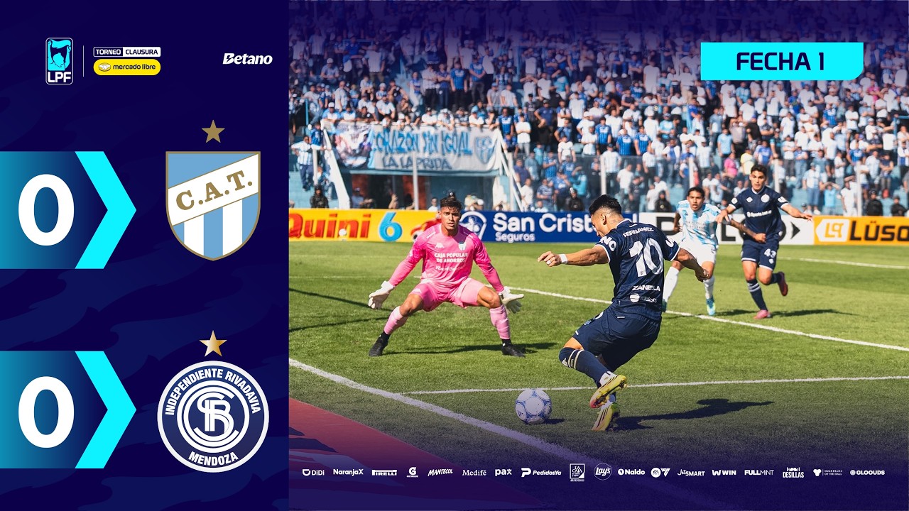 Argentine Division 1 Atletico Tucuman 0-0 Independiente Rivadavia Highlights,Hot Video - Goaloo
