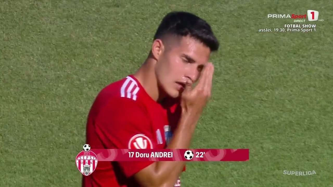 Romania Liga I Sepsi OSK Sfantul Gheorghe 1-0 Universitaea Cluj Highlights,Hot Video - Goaloo