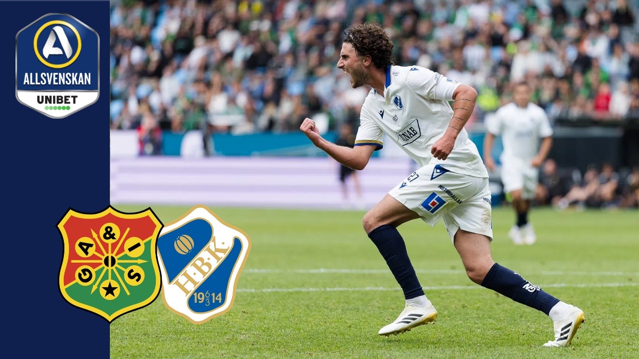 Swedish Allsvenskan GAIS 1-1 Halmstads Highlights,Hot Video - Goaloo